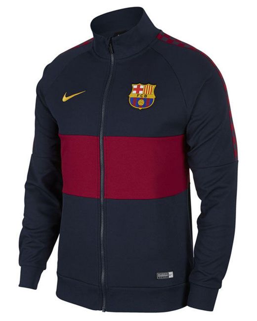 Nike Fc Barcelona Jacket in Dark Blue (Blue) for Men Save 14 Lyst