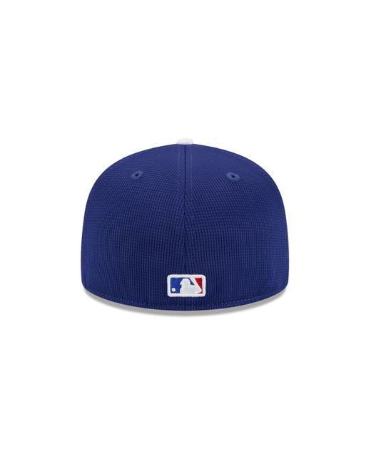 KTZ Blue Los Angeles Dodgers 2025 Spring Training 59fifty Fitted Hat for men