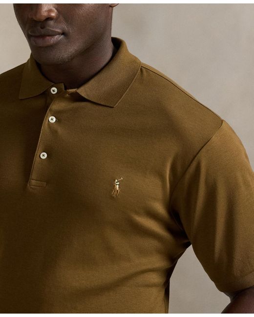 Polo Ralph Lauren Green Big & Tall Classic Fit Soft Cotton Polo for men