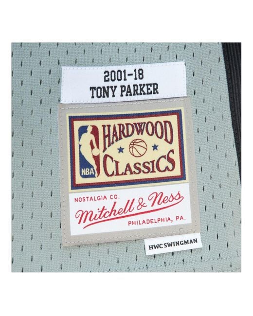 Tony Parker San Antonio Spurs Mitchell & Ness Hardwood Classics Swingman  Jersey - Black