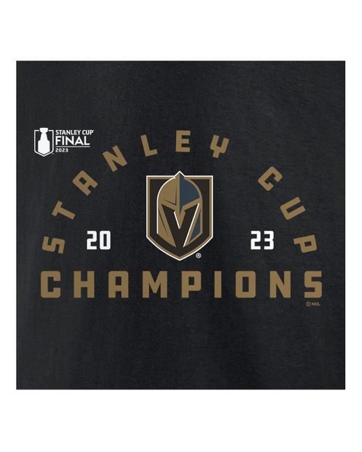 Men's Fanatics Branded Heather Gray Vegas Golden Knights 2023 Stanley Cup Champions Locker Room T-Shirt