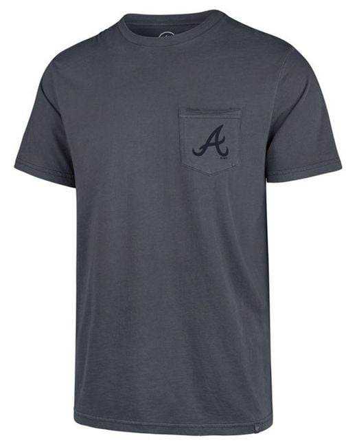 47 Brand Multicolor Atlanta Braves Hudson Pocket T-shirt for men