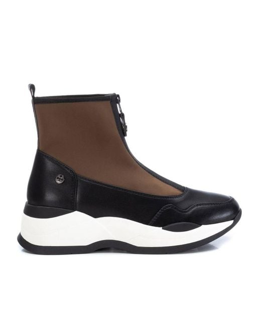 Xti Women's Brown Sneaker Booties