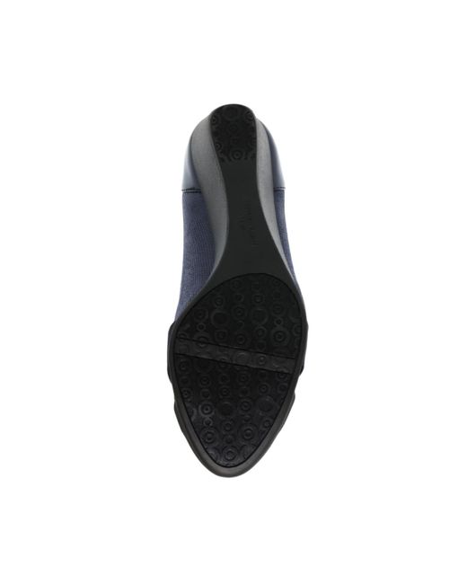 Anne Klein Blue Timeout Wedge Pumps