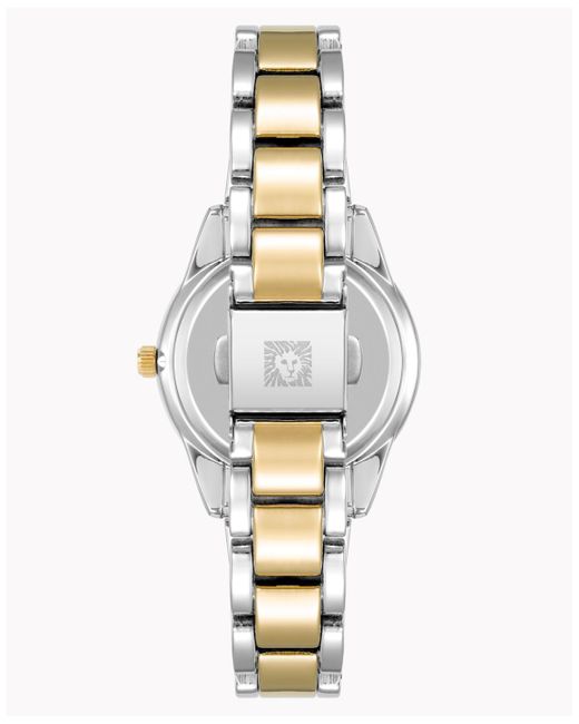 Anne Klein Metallic Quartz Alloy Link Bracelet Watch