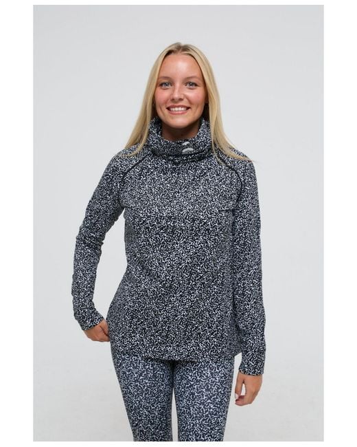 OOSC Gray Clothing High Neck Baselayer Top