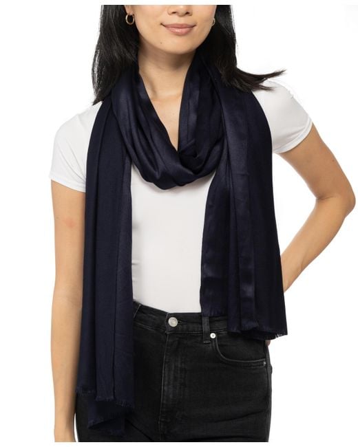 INC International Concepts Black Wrap & Scarf