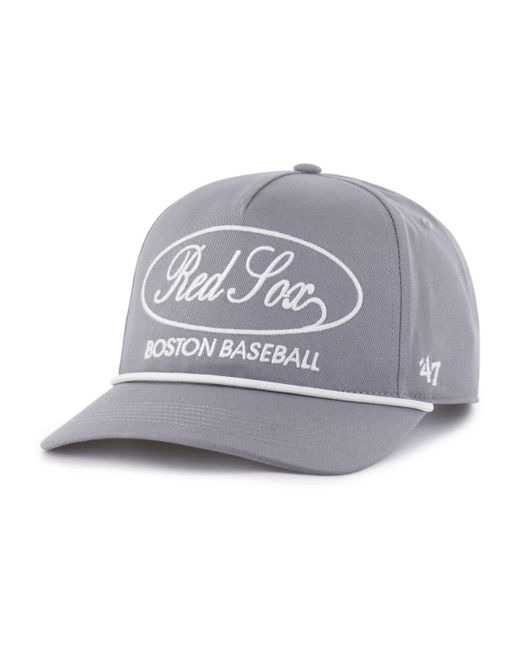 '47 Gray Boston Red Sox Foundational Hitch Adjustable Hat