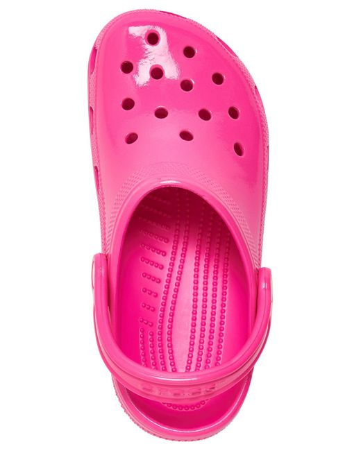 CROCSTM Pink Classic Neon Clogs From Finish Line