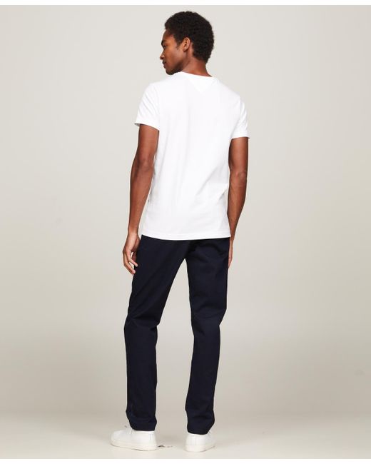 Tommy Hilfiger Natural Stretch Cotton Slim-fit T-shirt for men