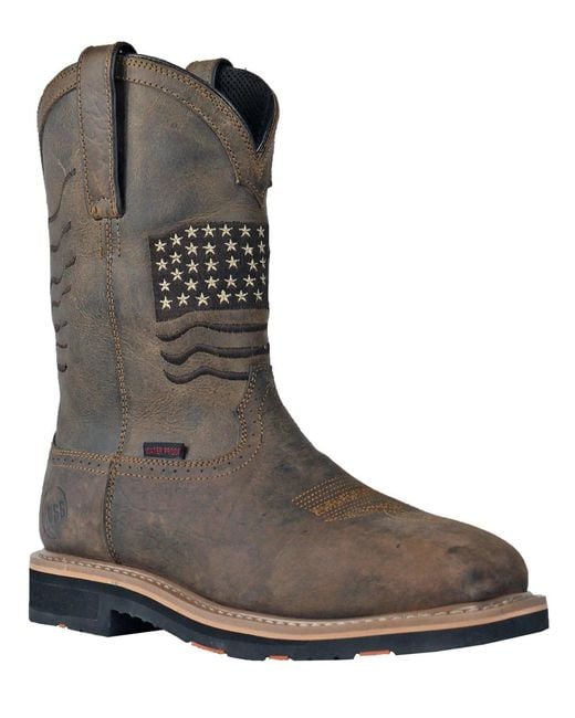 Hoss Boot Company Brown Rushmore Composite Toe Work Boot