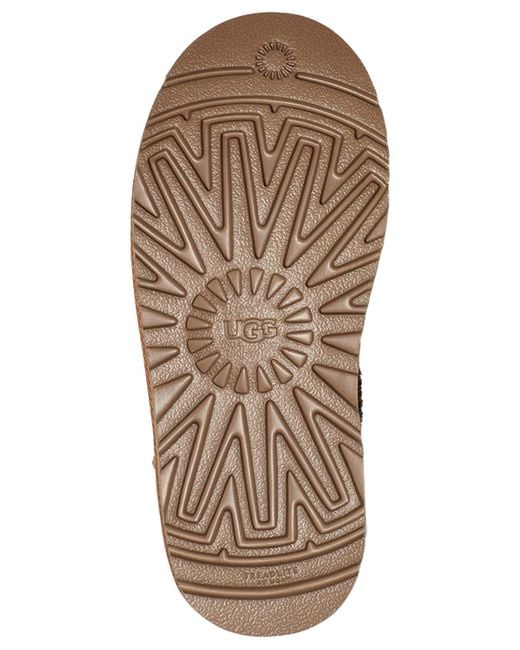 Ugg Brown Kids Classic Ultra Mini Platform Booties
