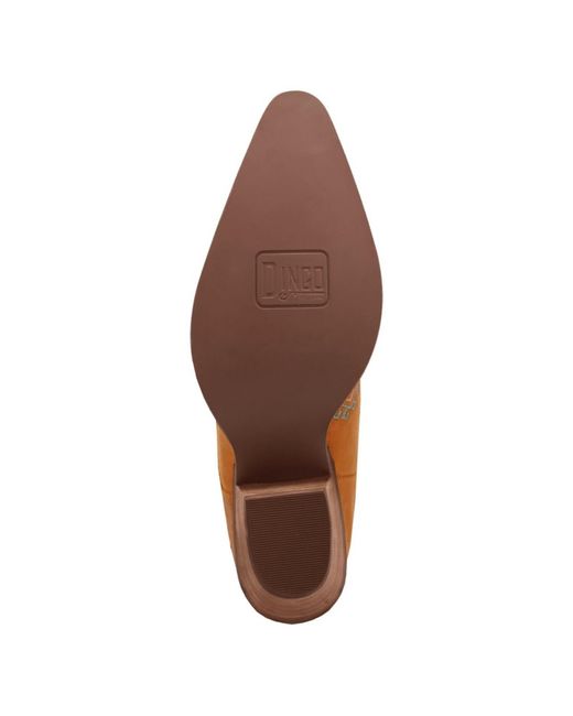 Dingo Orange Tequila Sunrise Suede Boot