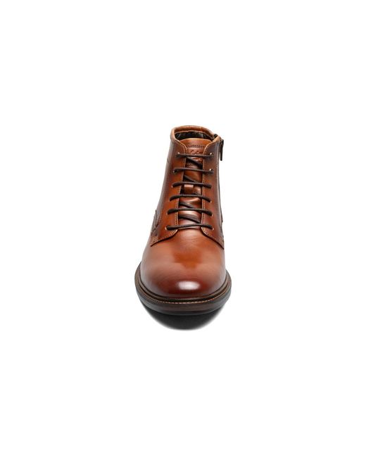 Florsheim Brown Forge Plain Toe Lace Up Boot for men