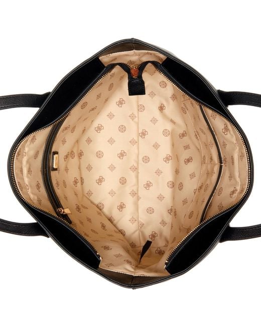 Guess Black Rylan Medium Top Zip Tote