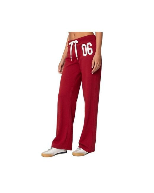 Edikted Red 06 Sweatpants