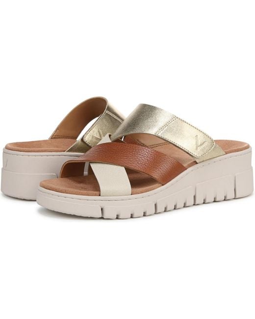 Vionic Brown Uptown Sunset Slide Sandals