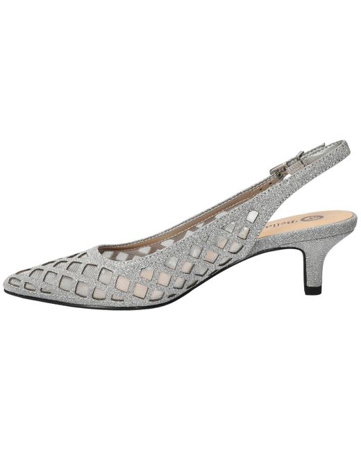 Bella Vita White Noel Slingback Pointed Toe Pumps
