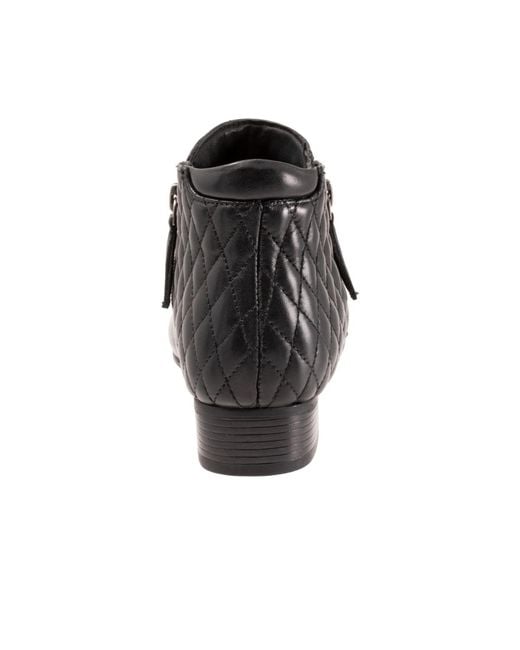 Trotters Black Major Bootie