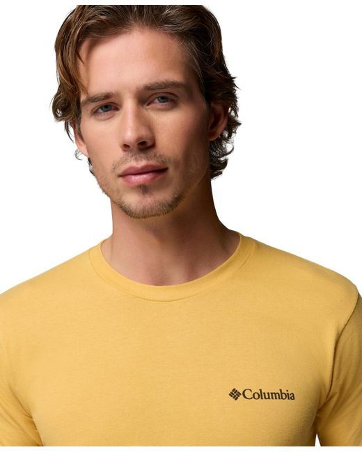 Columbia Yellow Midnighter Graphic T-shirt for men