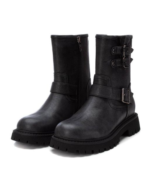 Xti Black Casual Booties By