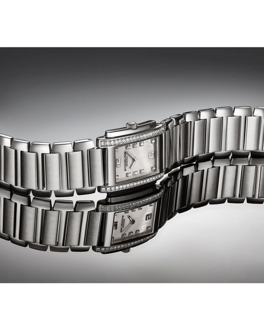 Stuhrling Gray Serafine 4089.1 Rectangular Quartz Watch