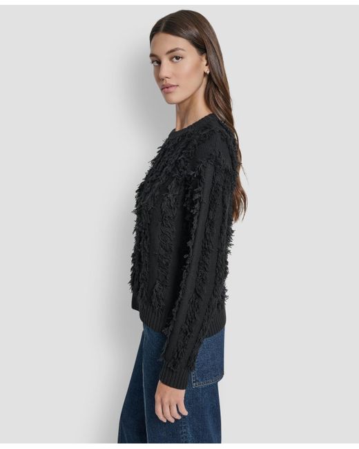 DKNY Blue Long Sleeves Sweater