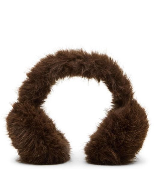 Steve Madden Brown All-over Earmuffs