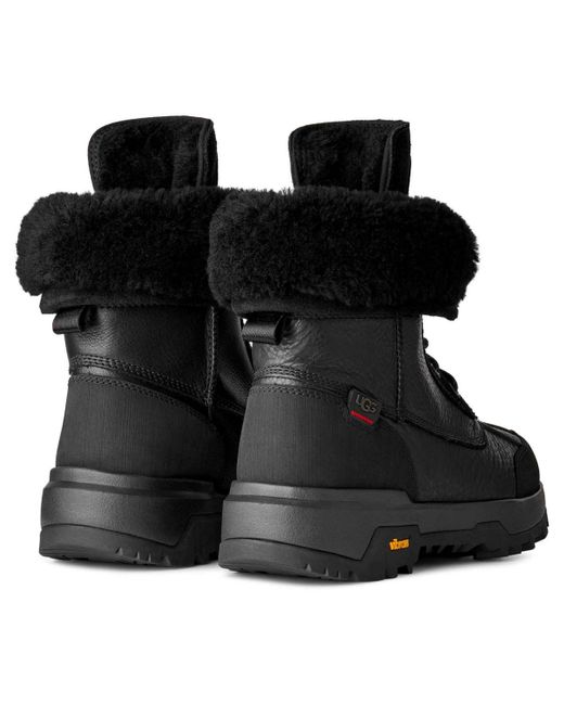 Ugg Black Adirondack Xxv Round Toe Boots