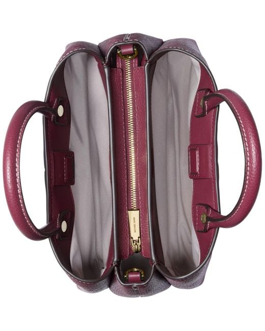 Michael Kors Red Michael Flora Medium Satchel