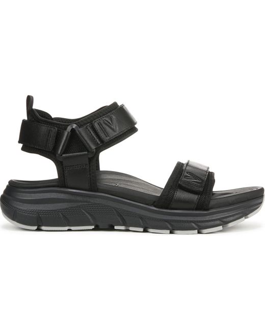 Vionic Black Walk Max Wanderer Walking Sandals for men