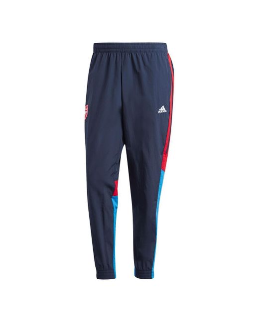 Adidas Blue Arsenal 2023/24 Urban Purist Woven Track Pants for men