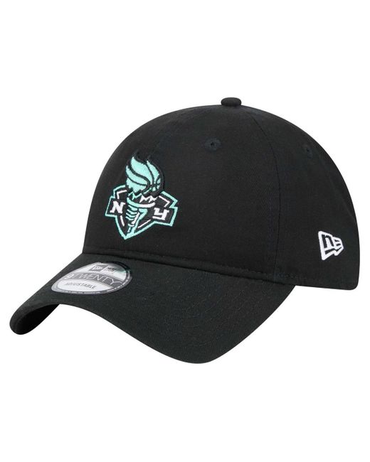KTZ Black Sabrina Ionescu New York Liberty Name Number Sidepatch 9twenty Adjustable Hat for men