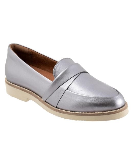 Softwalk® White Walsh Flat