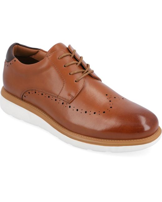 Vance Co. Ramos Wingtip Hybrid Dress Shoes in Brown for Men Lyst