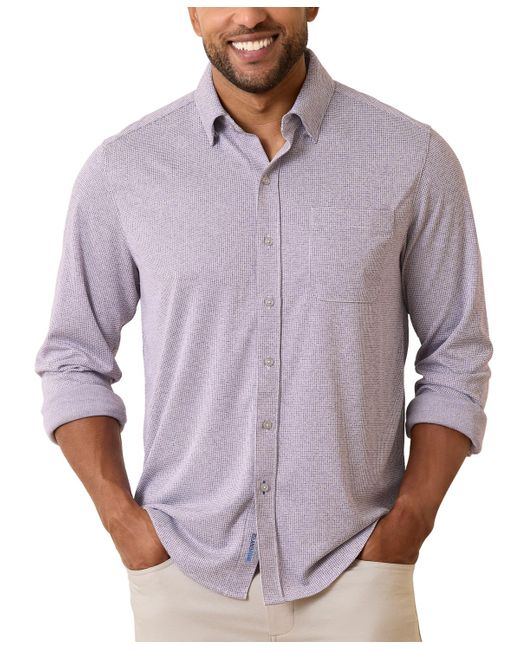 Tommy Bahama San Lucio Islandzone Moisturewicking Herringbone Button