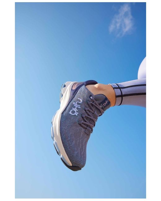 Ryka Blue Devotion X Lace Up Walking Sneakers