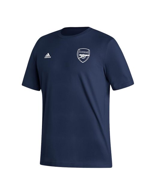 Adidas Blue Germany National Team Crest T-shirt for men