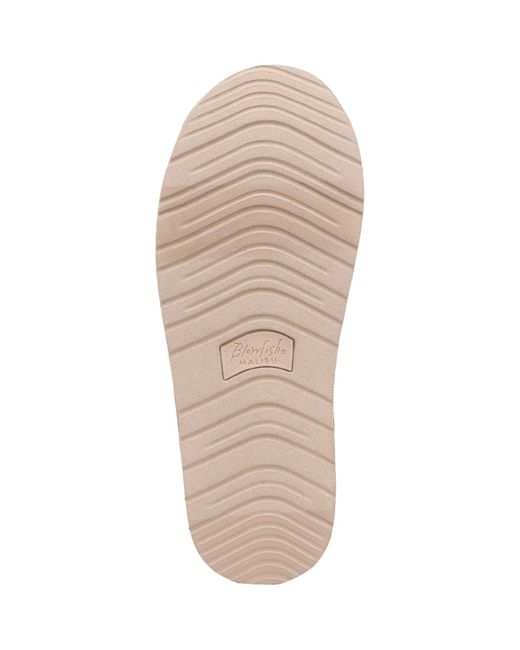 Blowfish Natural Monday Round Toe Platform Mules