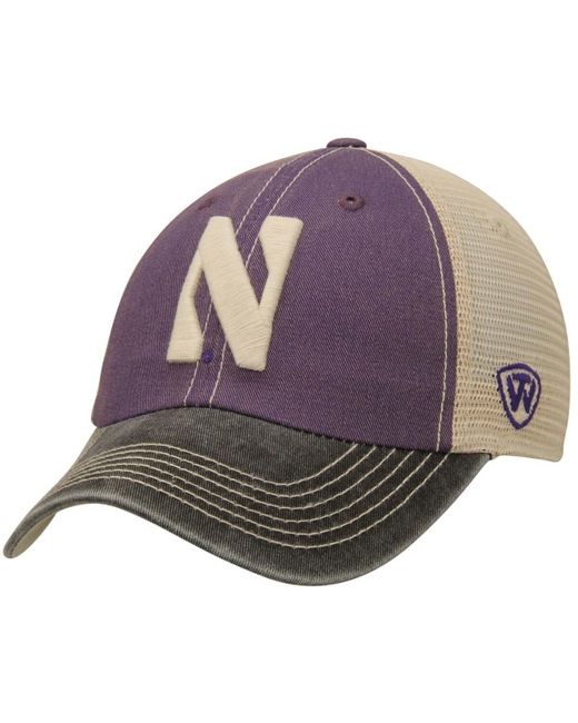Top Of The World Purple Northwestern Wildcats Offroad Trucker Cap for men