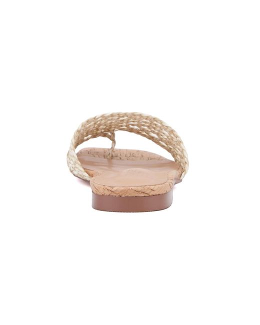 TORGEIS White Bronze Flat Sandal