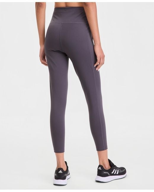 ID Ideology White Solid 7/8 Compression leggings