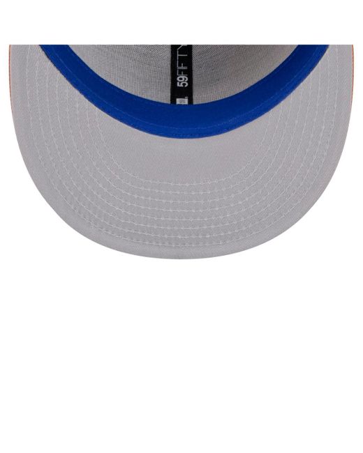 KTZ Orange Philadelphia 76ers Color Pack 59fifty Fitted Hat for men