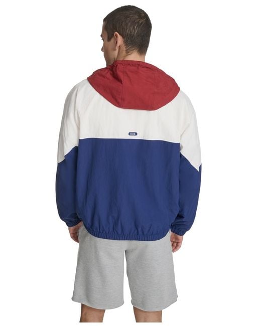 Champion Blue Packable Windbreaker Jacket for men
