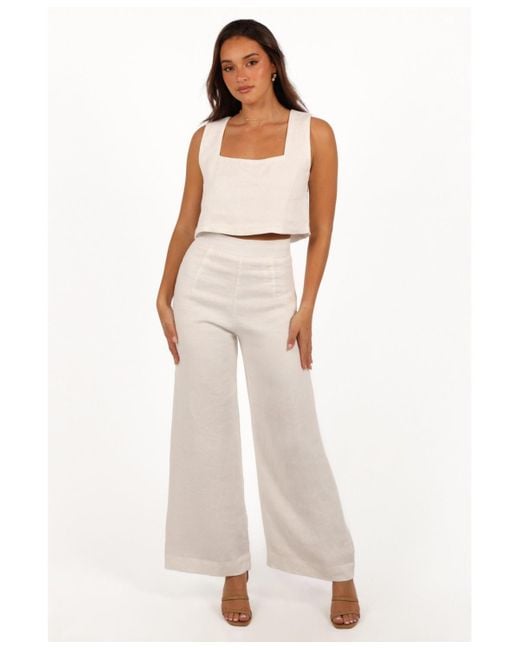 Petal & Pup White Devlin Pant