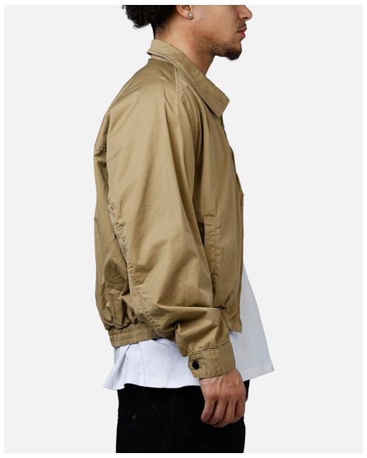 MNML Brown Grandpa's Bomber Jacket for men