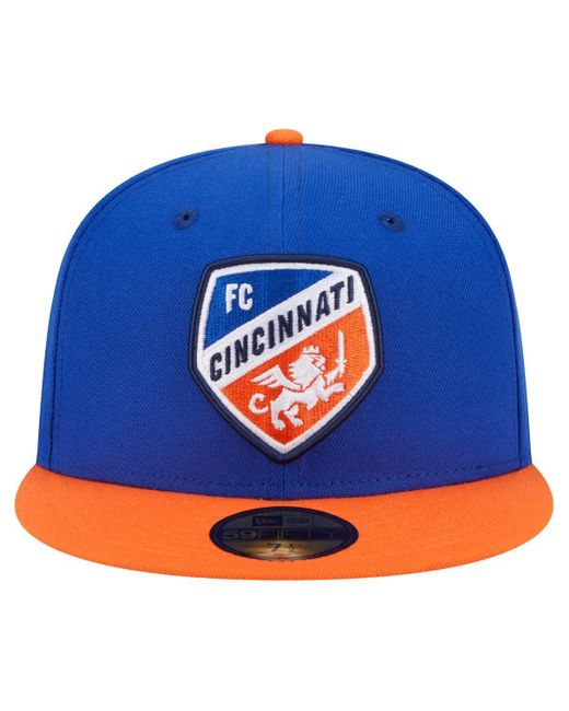 KTZ Blue Fc Cincinnati 2025 Kickoff 59fifty Fitted Hat for men