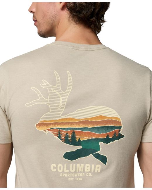 Columbia Multicolor Roundabout Graphic T-shirt for men