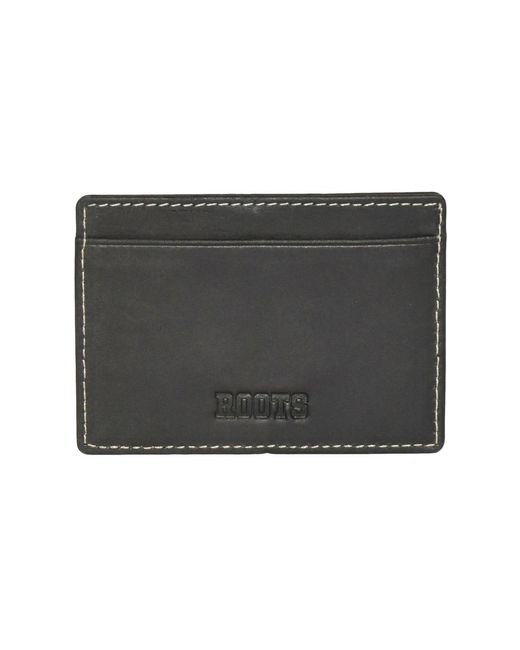 ROOTS Green Men Slimfold Wallet for men