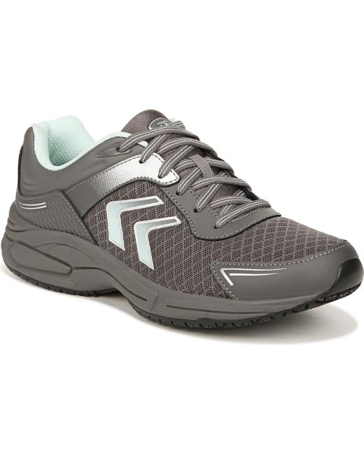 Dr. Scholls Gray Blaze Work Slip-resistant Work Oxfords
